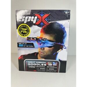 SpyX Night Mission Goggles‎ Super Bright LEDs Spying See Up To 25 Feet In Dark!
